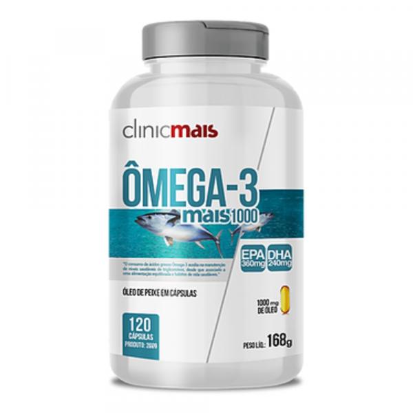 Omega 3 1000 - 120 Caps - Clinicmais