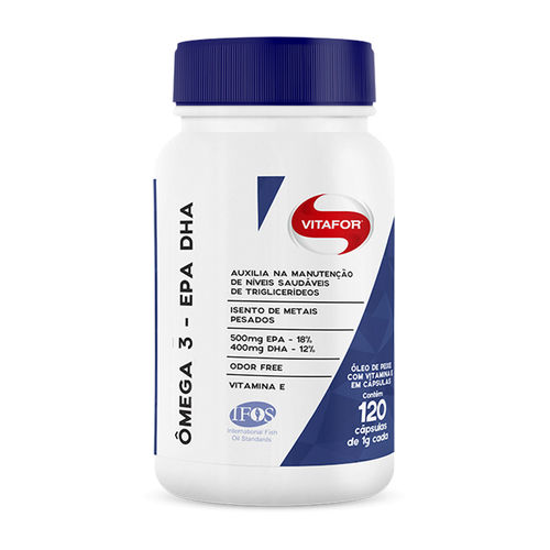 Omega 3 1000mg (120 Cápsulas) Vitafor