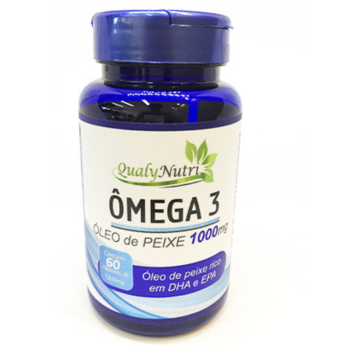 Omega 3 1000mg - 60 Cápsulas - Qualynutri