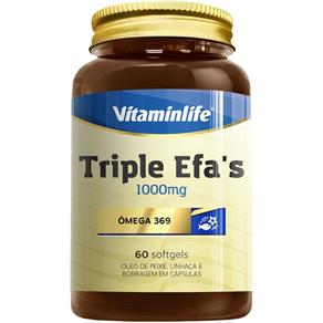 Ômega 3,6 e 9 - Vitaminlife - 60 Cápsulas -