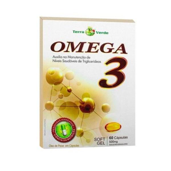 Omega 3 - 60 Cápsulas 500mg Soft Gel - Terra Verde