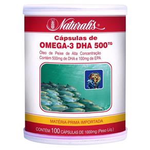 Omega-3 DHA 500 1000 Mg. 100 Caps. 100 % TG. Naturalis