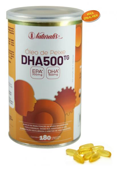 Omega-3 DHA 500 180 Cápsulas - Naturalis