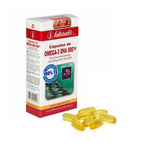 Omega-3 DHA 500 Naturalis 30 Cápsulas