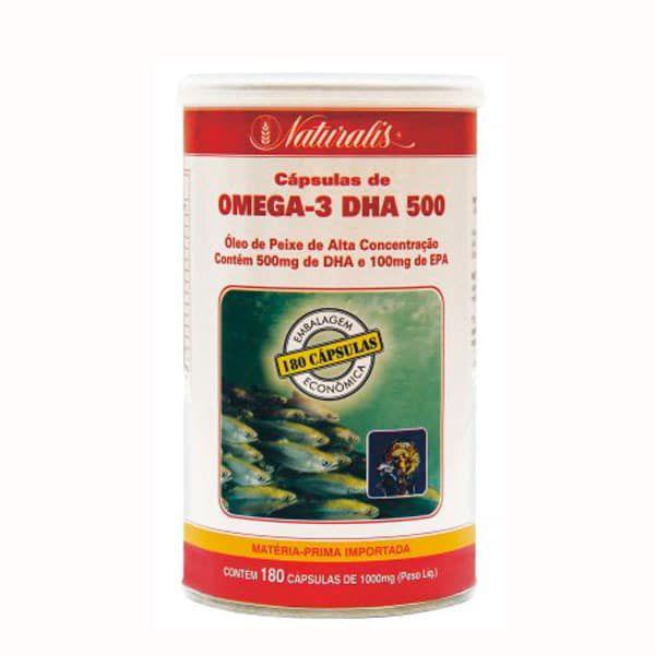 Omega-3 DHA 500 - Naturalis (180 Cápsulas)