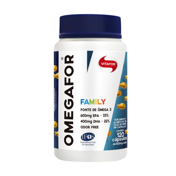 Ômega Family Omegafor 120 Cápsulas de 500 Mg - Vitafor