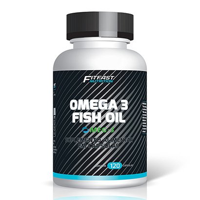 Ômega 3 Fish Oil- 120 Caps - FitFast Nutrition