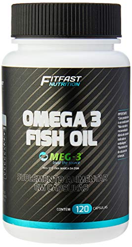 Omega 3 Fish Oil - 120 Cápsulas - Fitfast Nutrition, Probiótica