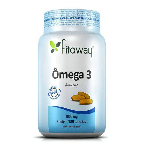 Omega 3 Fitoway - Óleo de Peixe 1.000mg - 120 Cápsulas