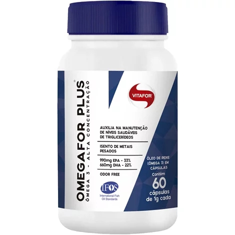 Ômega For Plus 60 Cápsulas 1G Vitafor