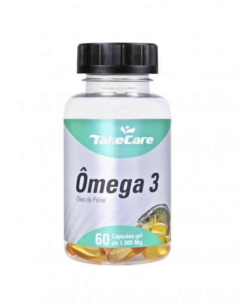 Omega 3 Oleo de Peixe 1000mg C/120 Cápsulas - Takecare