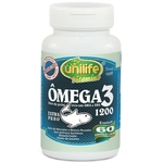 Omega 3 Oleo de Peixe 1200mg 60 cápsulas Unilife