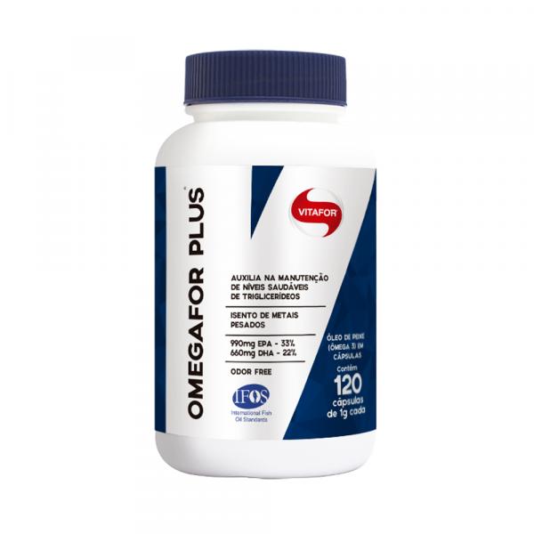 Ômega 3 Omegafor Plus - Vitafor - 120 Cápsulas de 1000mg