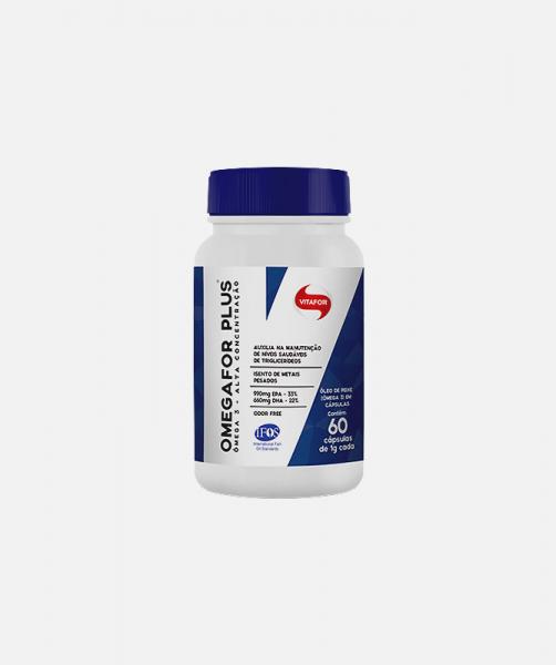 Ômega 3 Omegafor Plus - Vitafor - 60 Cápsulas de 1000mg