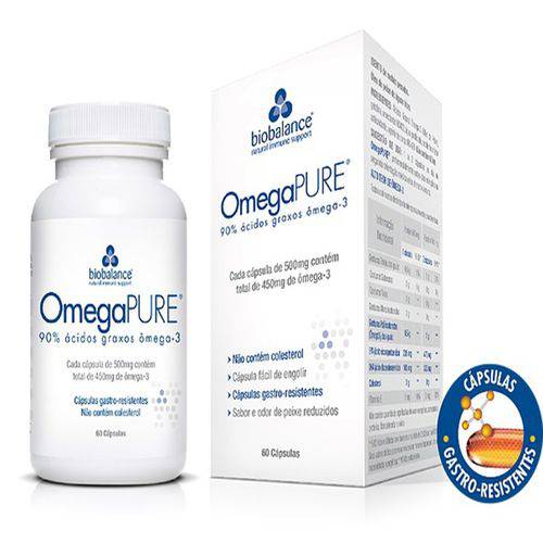 Tudo sobre 'Omega Pure (60caps) - Biobalance'