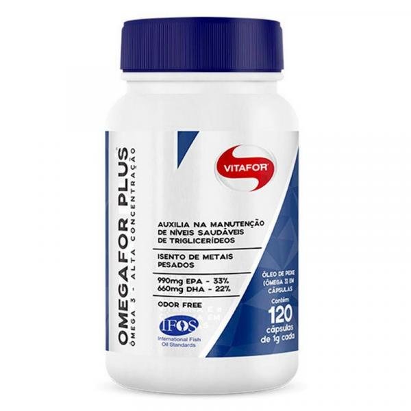 Omegafor Plus - 120 Cápsulas - Vitafor