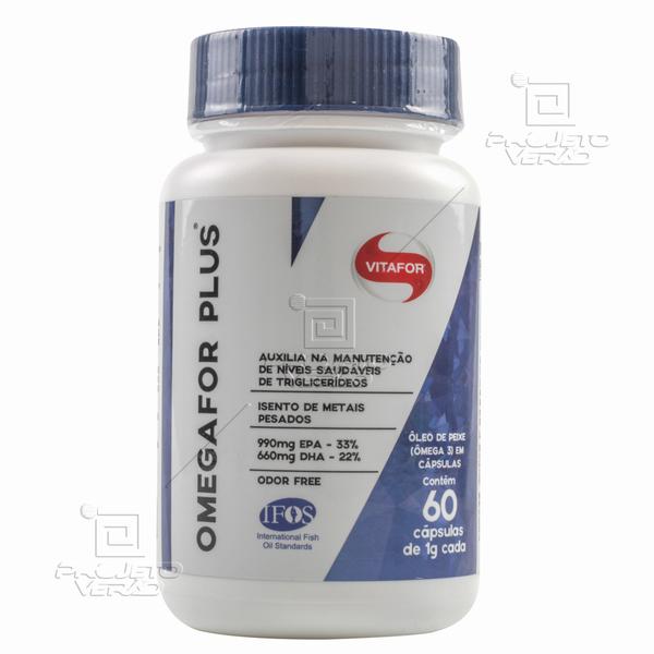 Ômegafor Plus (1000mg) 60 Cápsulas - Vitafor