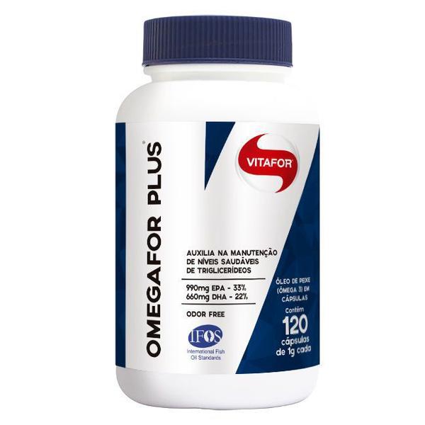 Ômegafor Plus - Ômega 3 - 1000mg 120 Cápsulas Vitafor
