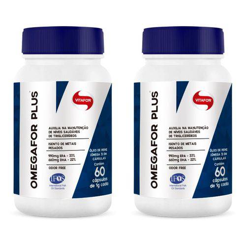 Omegafor Plus - 2 Un de 60 Cápsulas - Vitafor