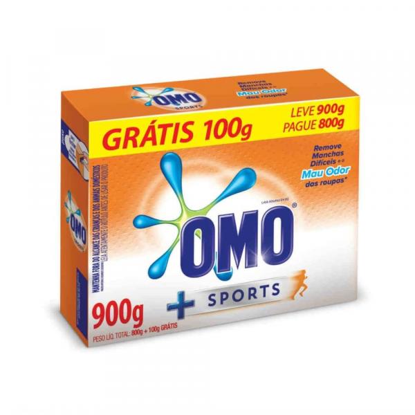 Omo Sports Detergente em Pó 900g