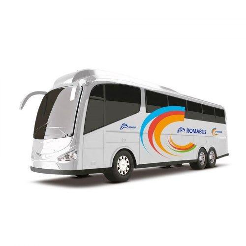 Ônibus Bus Executive Branco - Roma Brinquedos