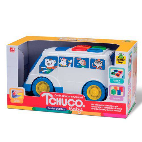 Tudo sobre 'Onibus Escolar Didatico Tchuco Baby - Samba Toys'