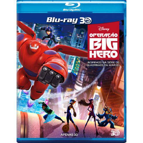 Operação Big Hero - Blu-Ray 3D Filme Infantil