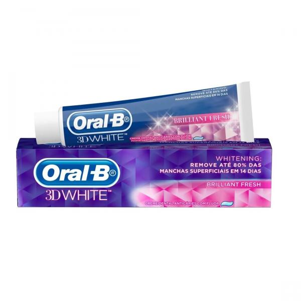 Oral B Creme Dental 3D White Brilliant Fresh