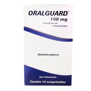 Oralguard Antimicrobiano Cães e Gatos 14 Comprimidos Castel Pharma - 150mg