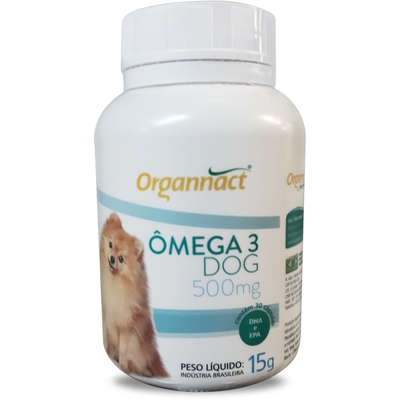 Organact Ômegas 3 DOG 500mg - 30 Comprimidos
