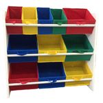 Organizador de Brinquedos Infantil OrganiBox Colorido