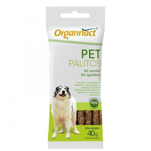 Organnact Pet Palitos Probiótico 40g