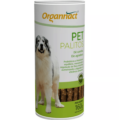 Organnact Pet Probiótico Palitos 160 Gr 160g