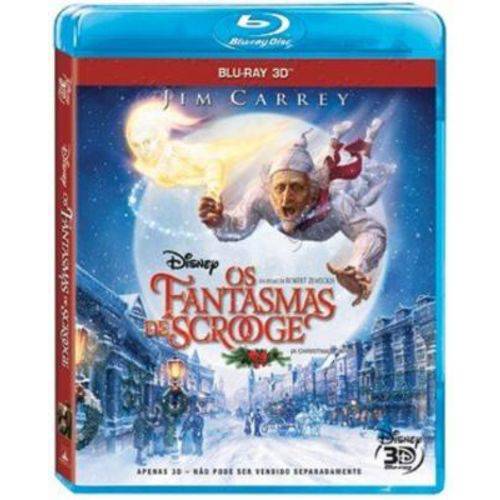 Os Fantasmas de Scrooge Edição Especial - Blu Ray 3D Filme Infantil