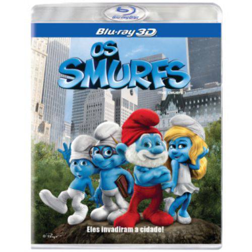 Os Smurfs - Blu Ray 3D / Infantil