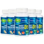 Ósteo Procalcium D3 - 5 Un de 90 Cápsulas - Unilife