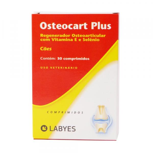 Osteoarticular Osteocart Plus com 30 Comprimidos para Cães Labyes