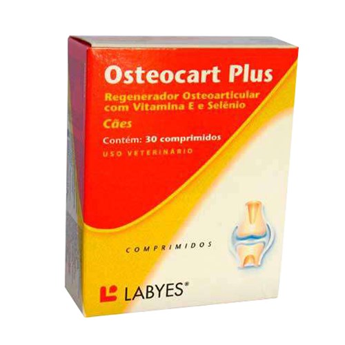 Osteocart Plus 30 Comp Labyes Articulação Cães