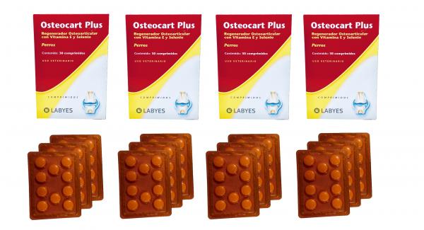 Osteocart Plus 4 Caixas com 120 Comprimidos Labyes