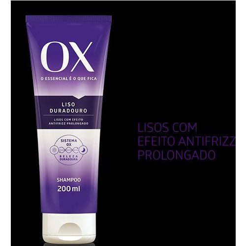 Ox - Liso Duradouro Shampoo - 200ml