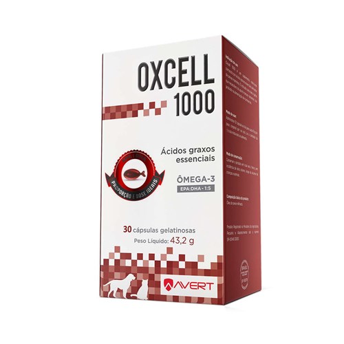 Oxcell 1000mg 30 Cápsulas Avert Suplemento