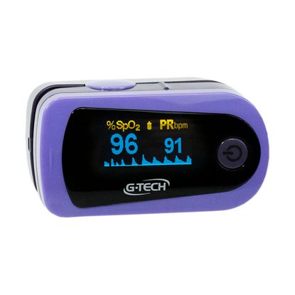Oxímetro de Pulso G-tech Portátil Monitor de Dedo OLED