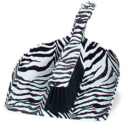 Pá para Lixo C/ Escova Estampa Estilo Pele de Zebra - Noah Home