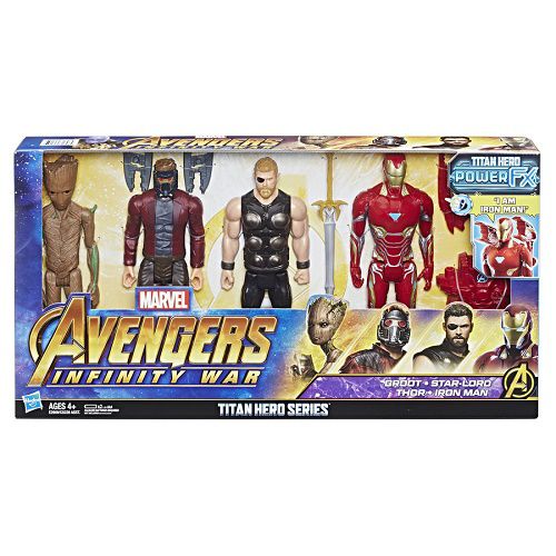 Pack com 4 Avengers Figura Titan Hasbro 13678 E2909