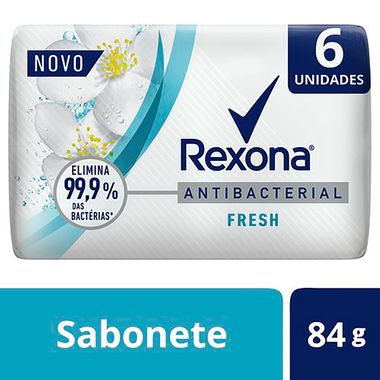 Pack Sabonete em Barra Antibacterial Fresh Rexona 6x84g