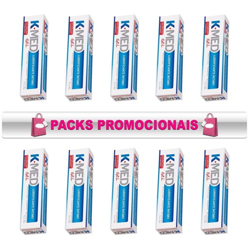 Packs 10 / K-Med Gel Lubrificante Íntimo 50Gr Cimed
