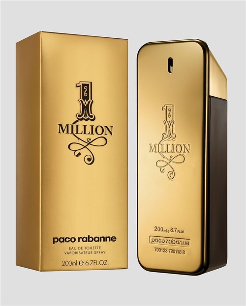Paco Rabanne 1 Million Perfume Masculino Eau de Toilette 200Ml