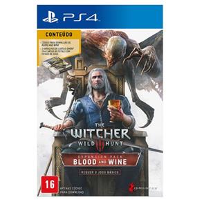 Pacote de Expansão The Witcher 3: Wild Hunt Blood & Wine - PS 4