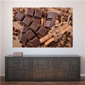 Painel Adesivo de Parede - Chocolate - 288pn - MARROM - G
