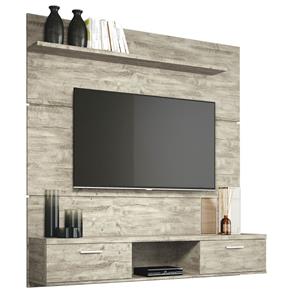 Painel Bancada Suspenso Flat 1.6 para TV 55 Pol 765 HB Móveis - Selecione=Aspen